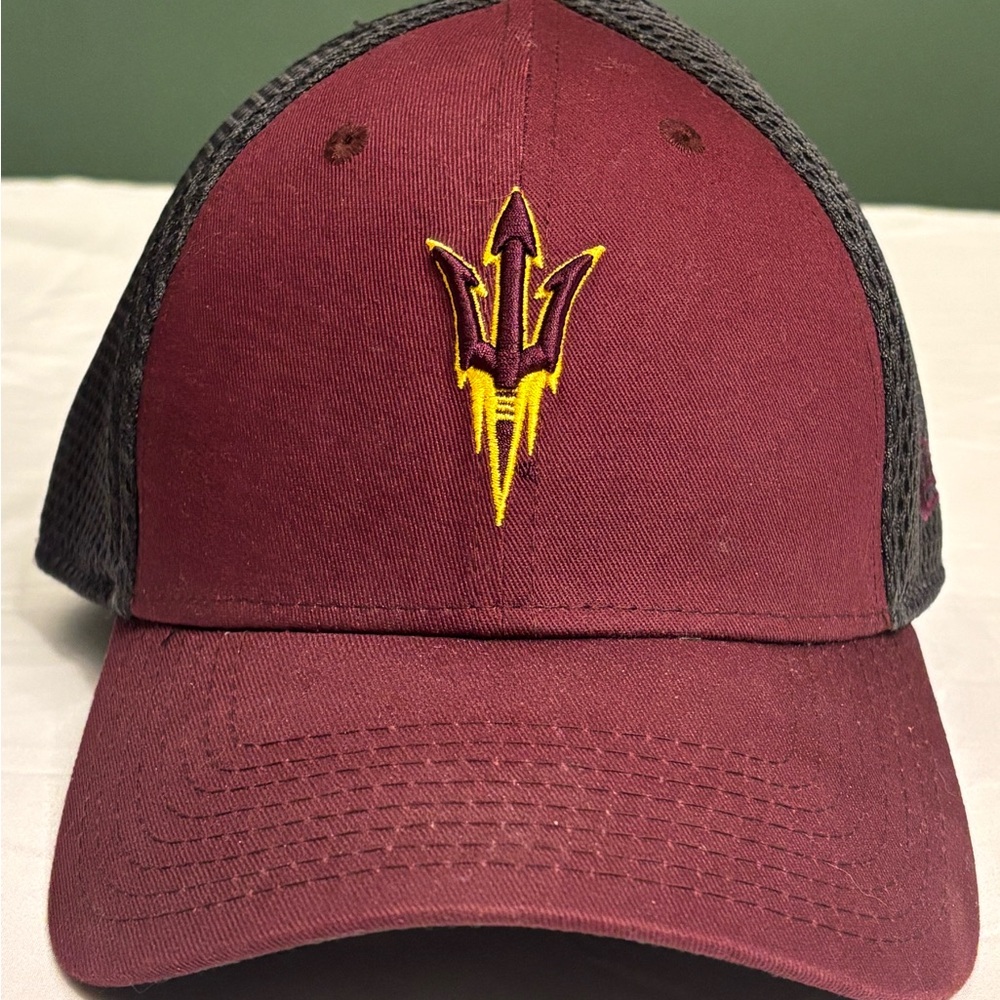 ASU Arizona State University Sun Devils Embroidered Hat Stretch Fit Lg/XLg